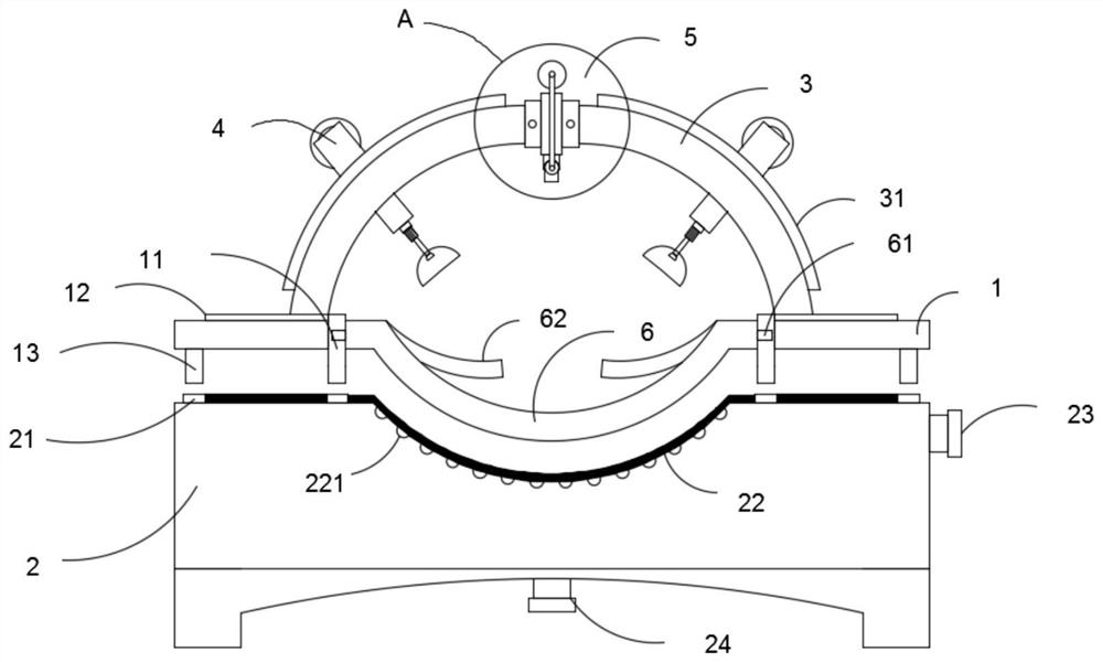 A kind of anti-inflammatory cleaning device and method for eye conjunctivitis