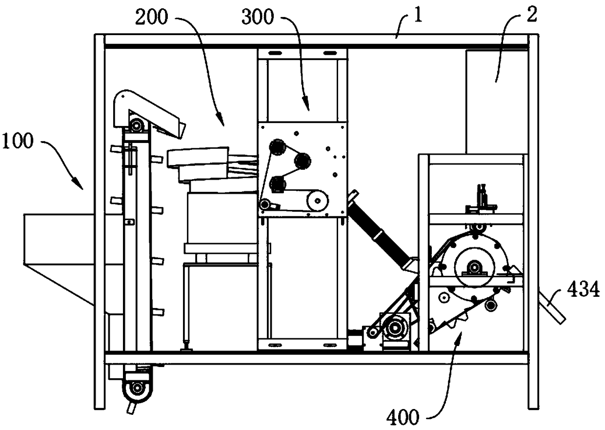 Water chestnut peeling machine