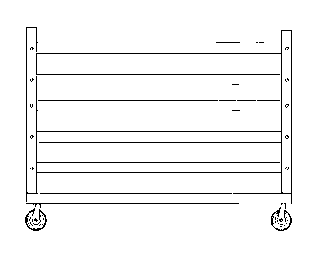 Furniture plate placing rack