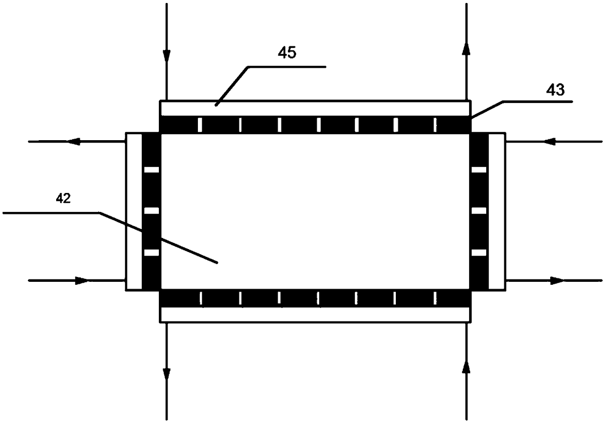 Solar thermoelectric power generation and air water taking integration device applied to small islands and reefs