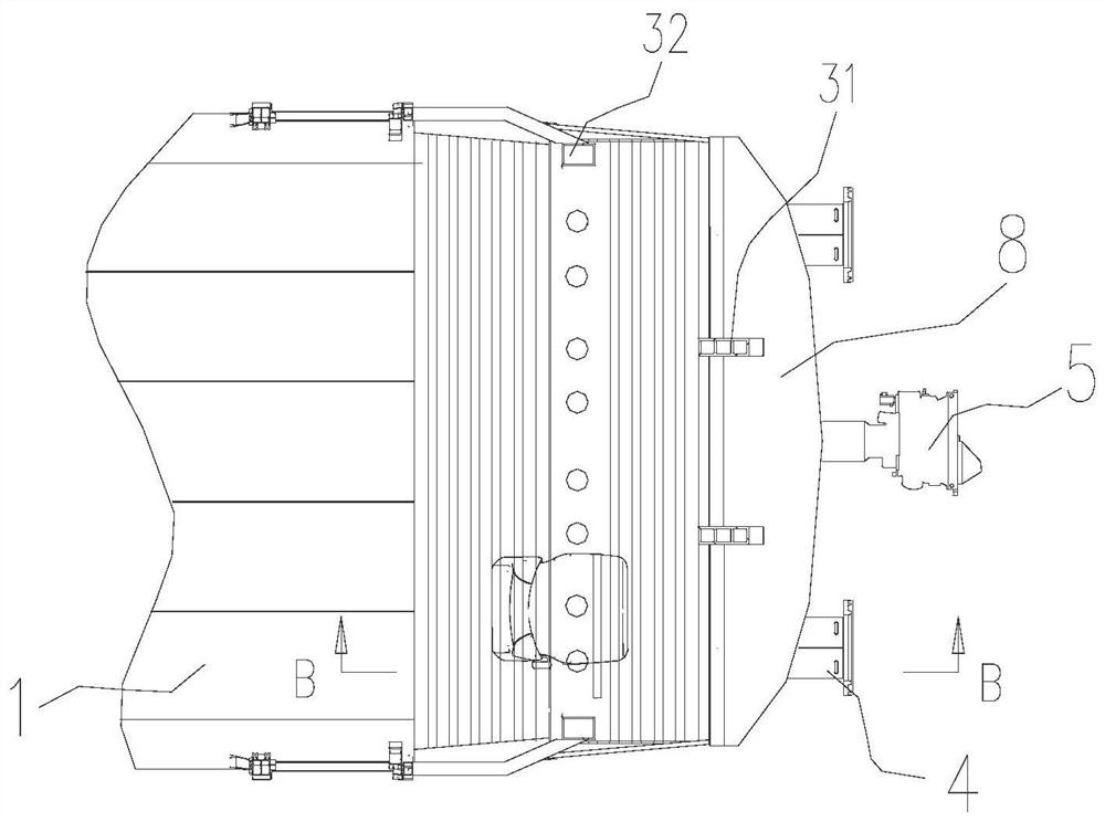 A rail vehicle front end structure