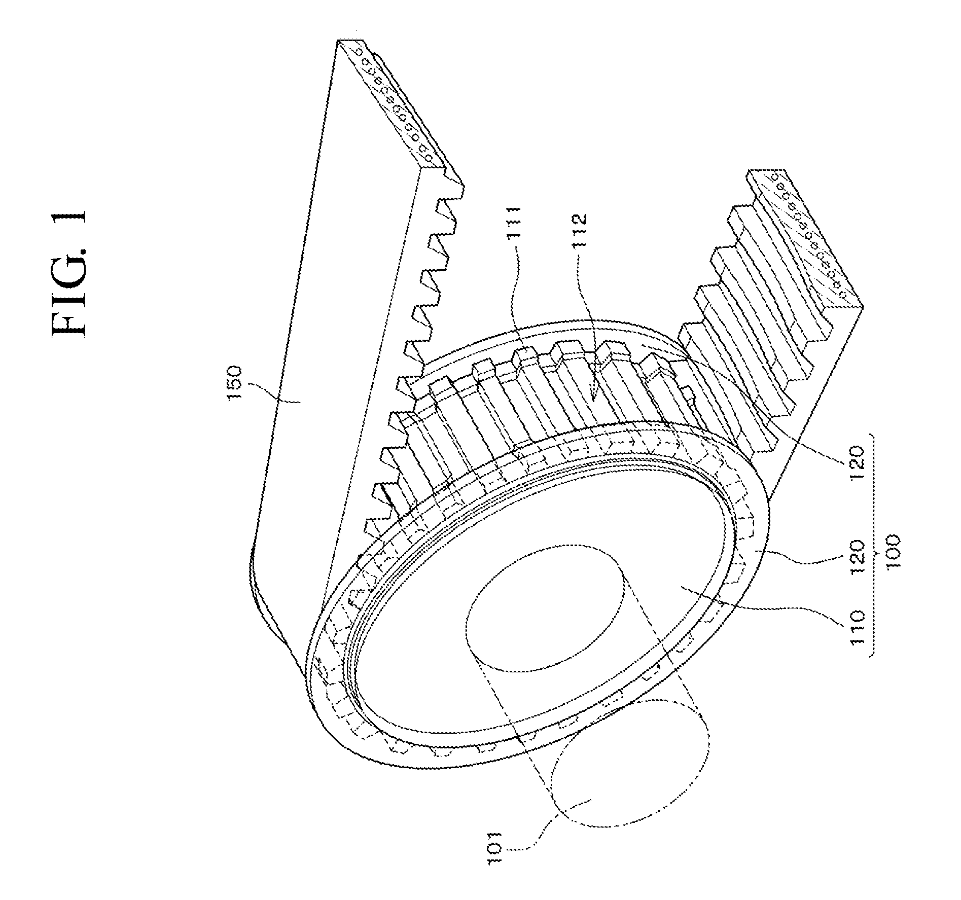 Pulley for use with toothed belt