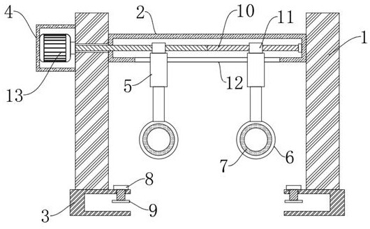 Limb fixing device for cardiothoracic surgery nursing and capable of preventing hyperaemia of limbs