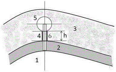 Preparation process for preventing surface impure crystal and recrystallization from formation of mono-crystal hollow turbine blade