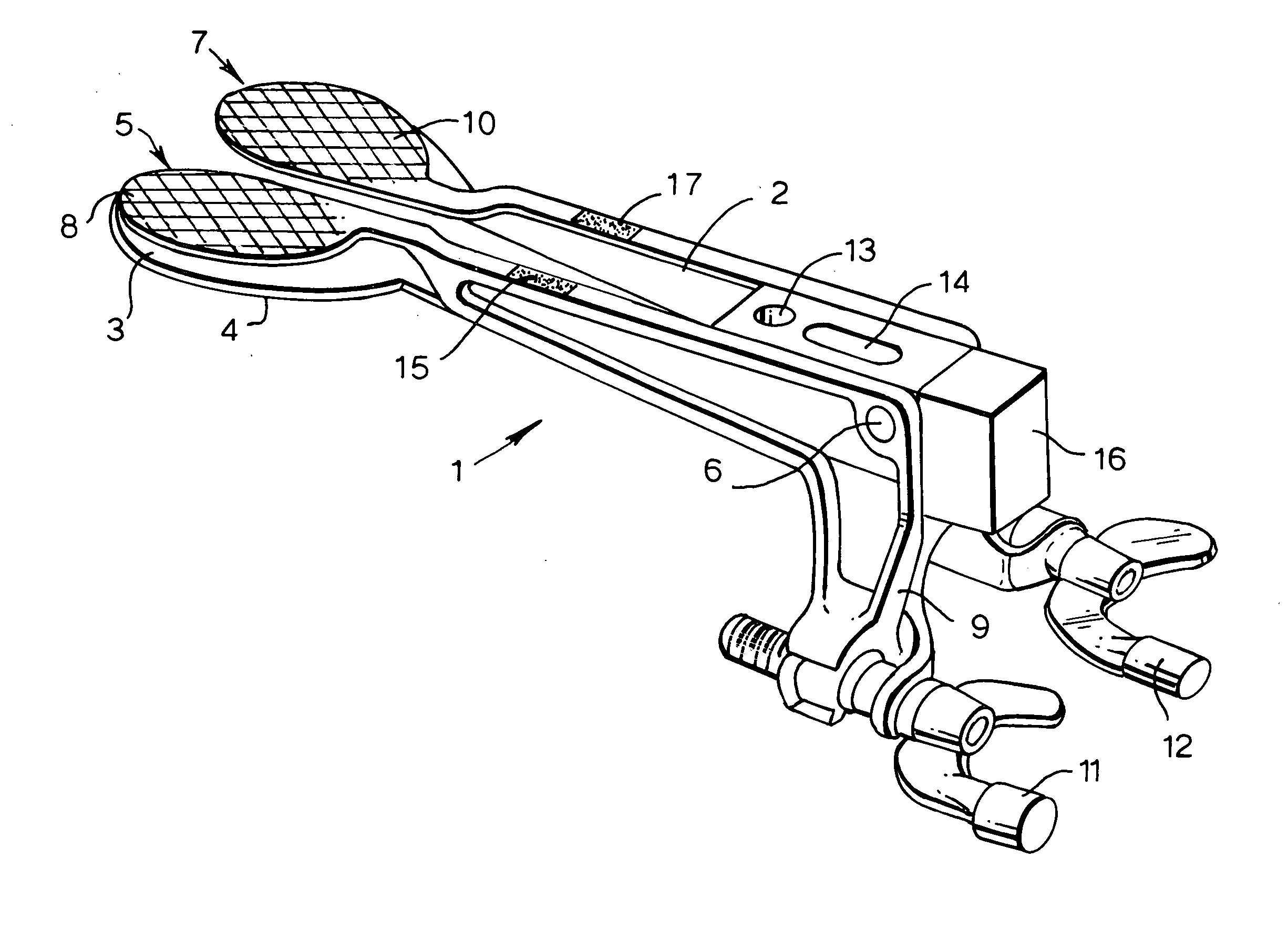 Apparatus, operating means and process