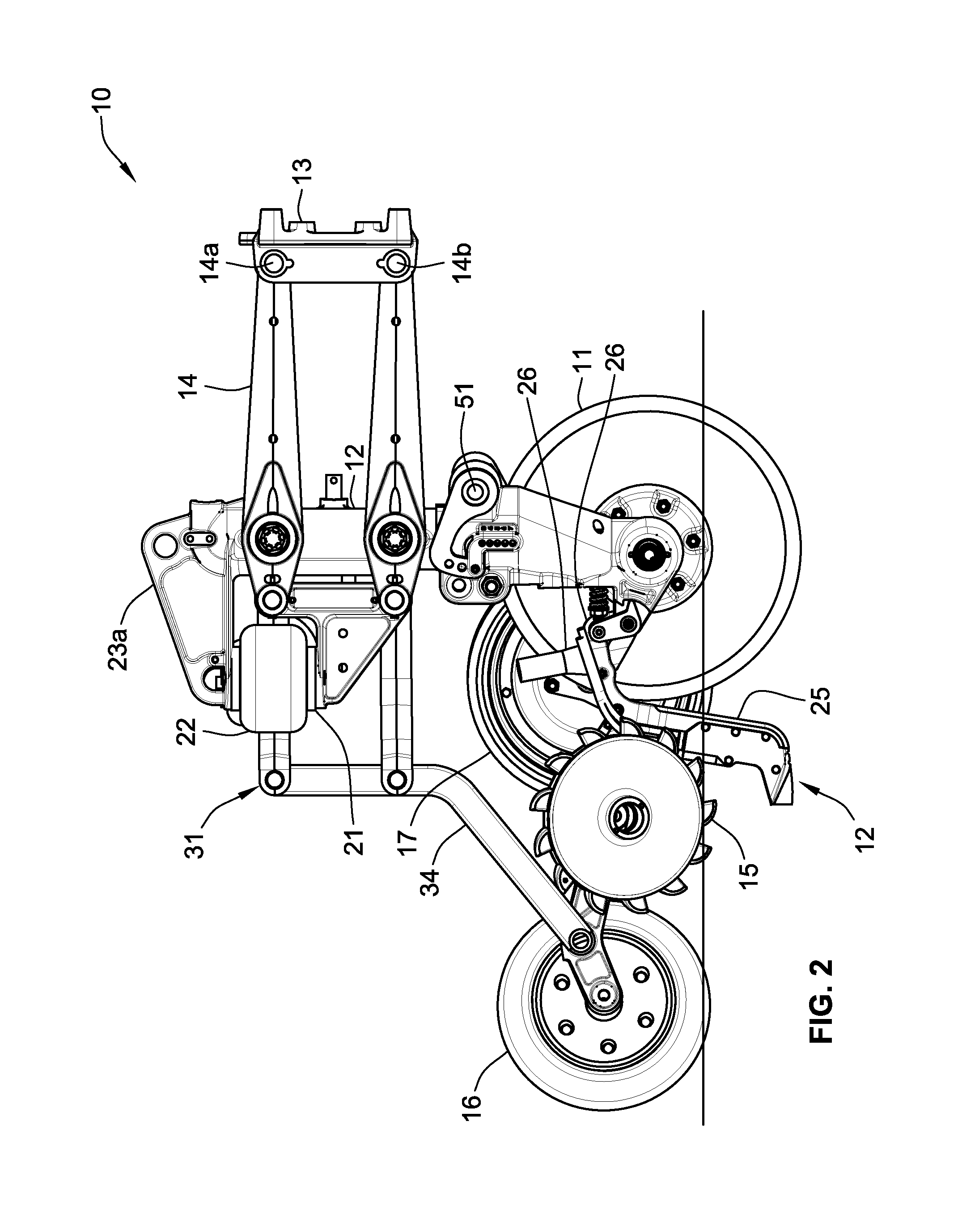 Row unit for agricultural implement