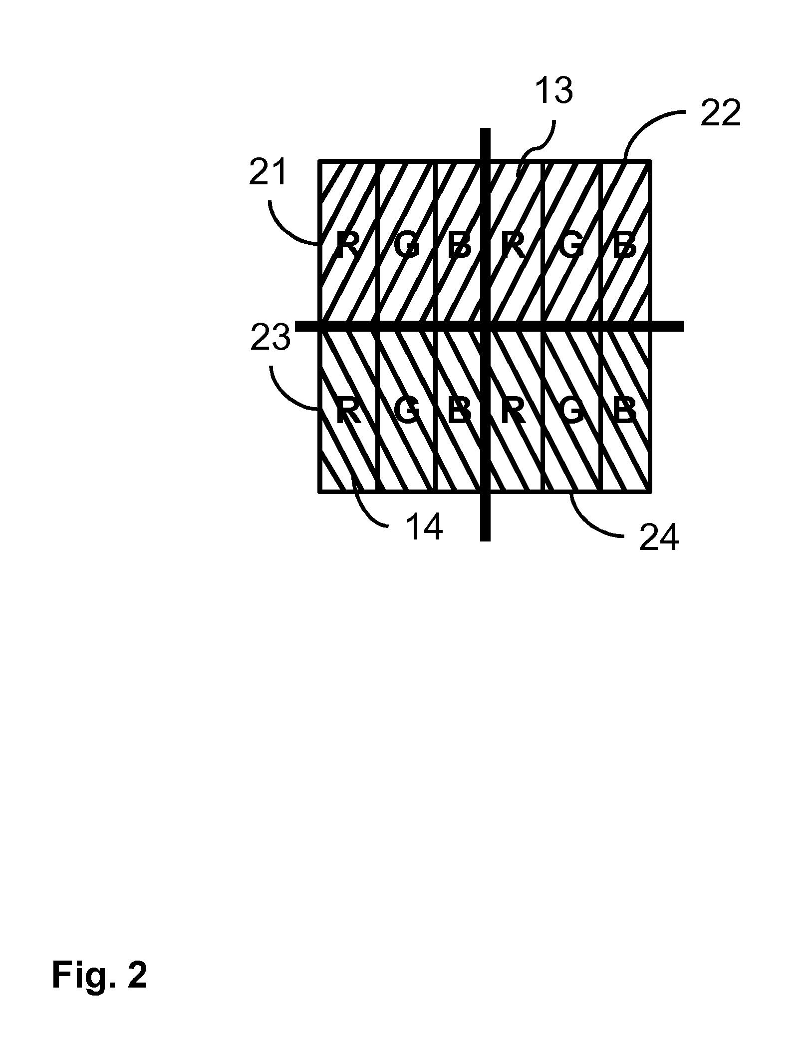 Stereoscopic display with improved vertical resolution