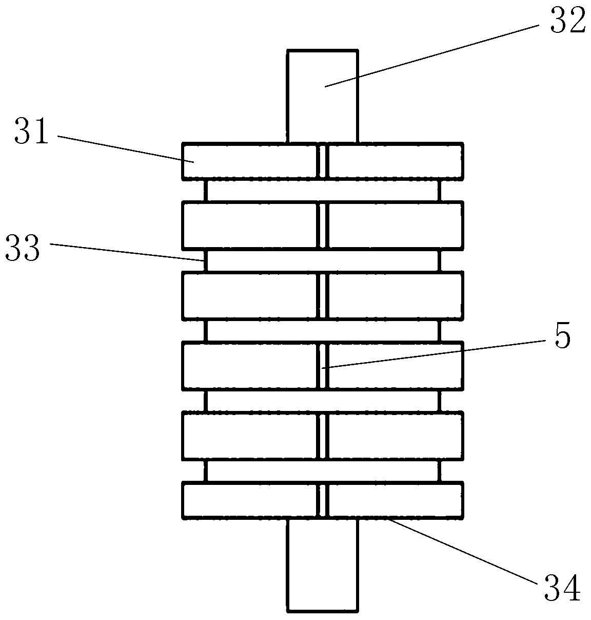 Guiding device of varnished wire