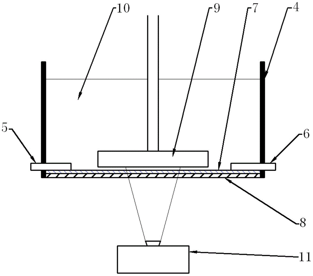 High-speed photocuring 3D printing device and printing method