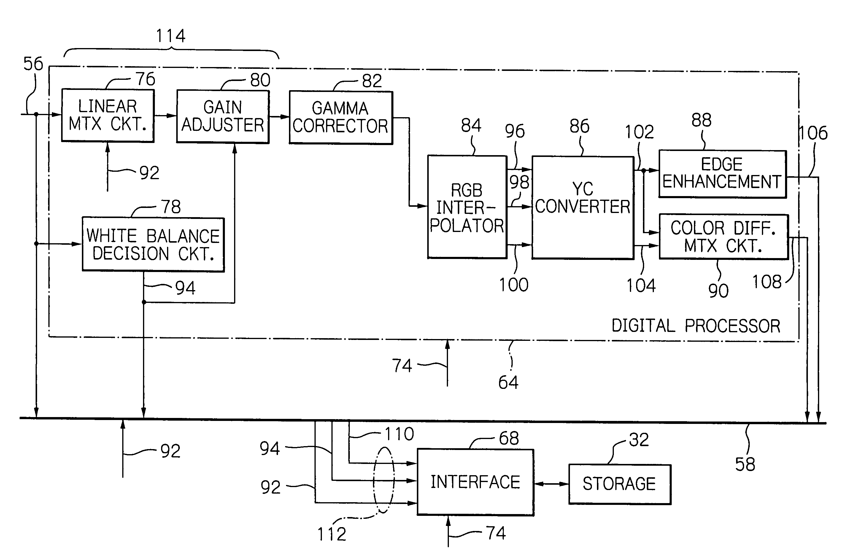 Image reproducing apparatus for preventing white balance offset and solid-state imaging apparatus