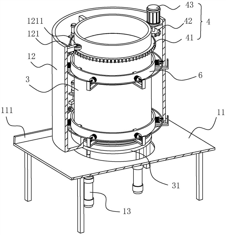 A device for collecting and utilizing landscaping waste