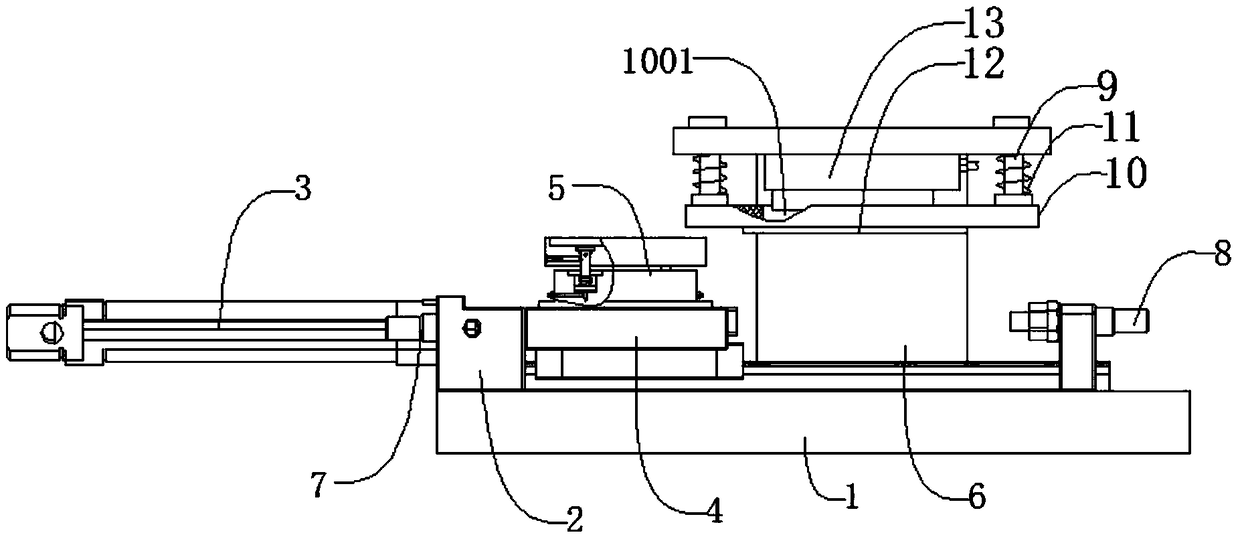 Card gluing mechanism