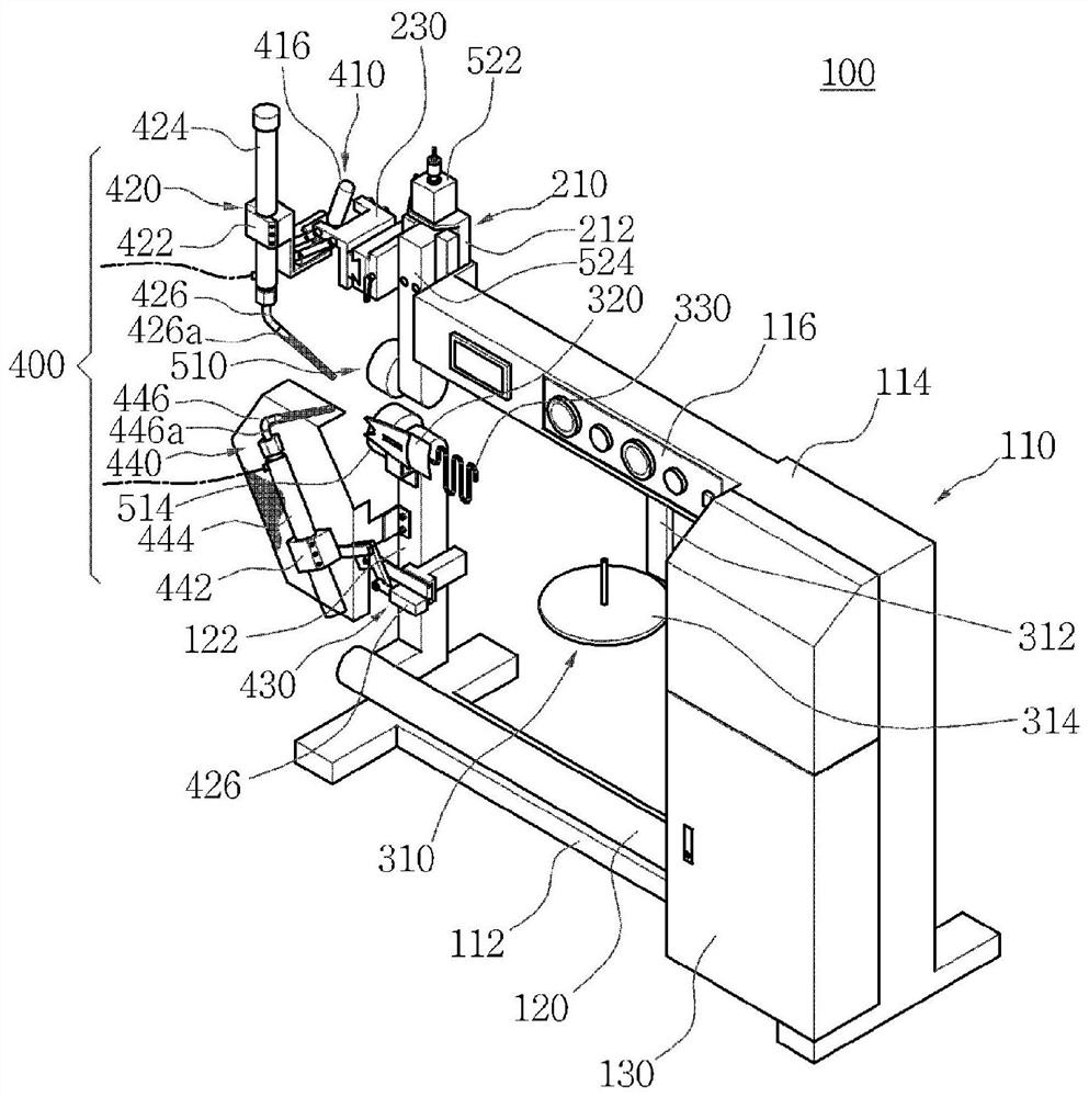 Inflatable structure welding device