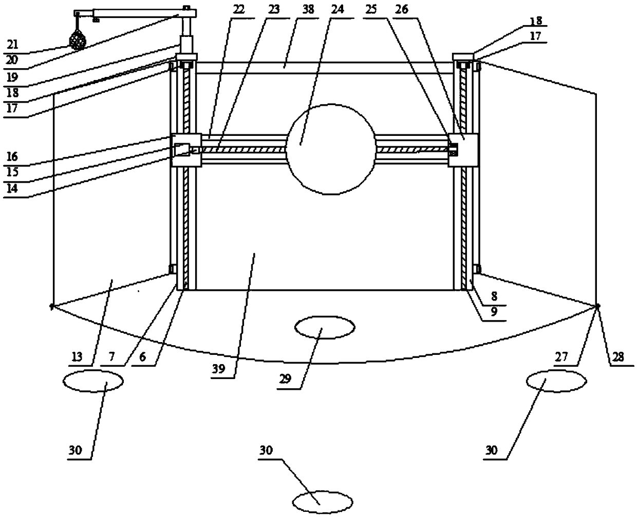 Football sports training device