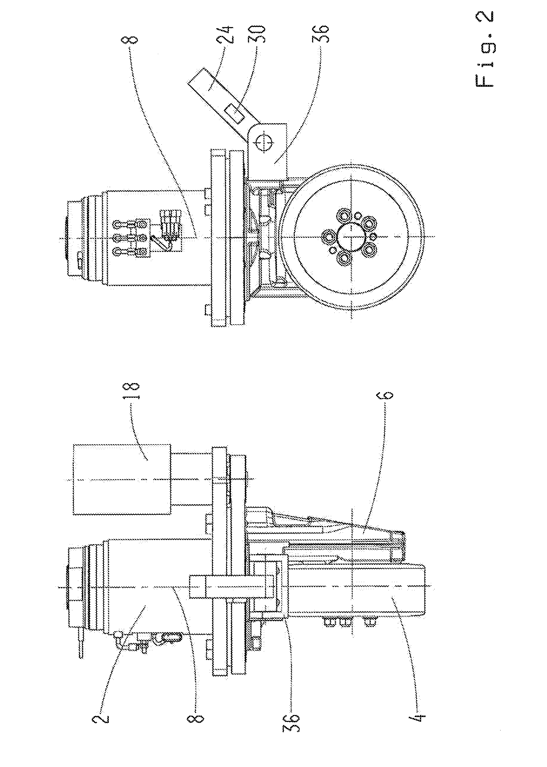 Drive for an Industrial Truck with Steering Support