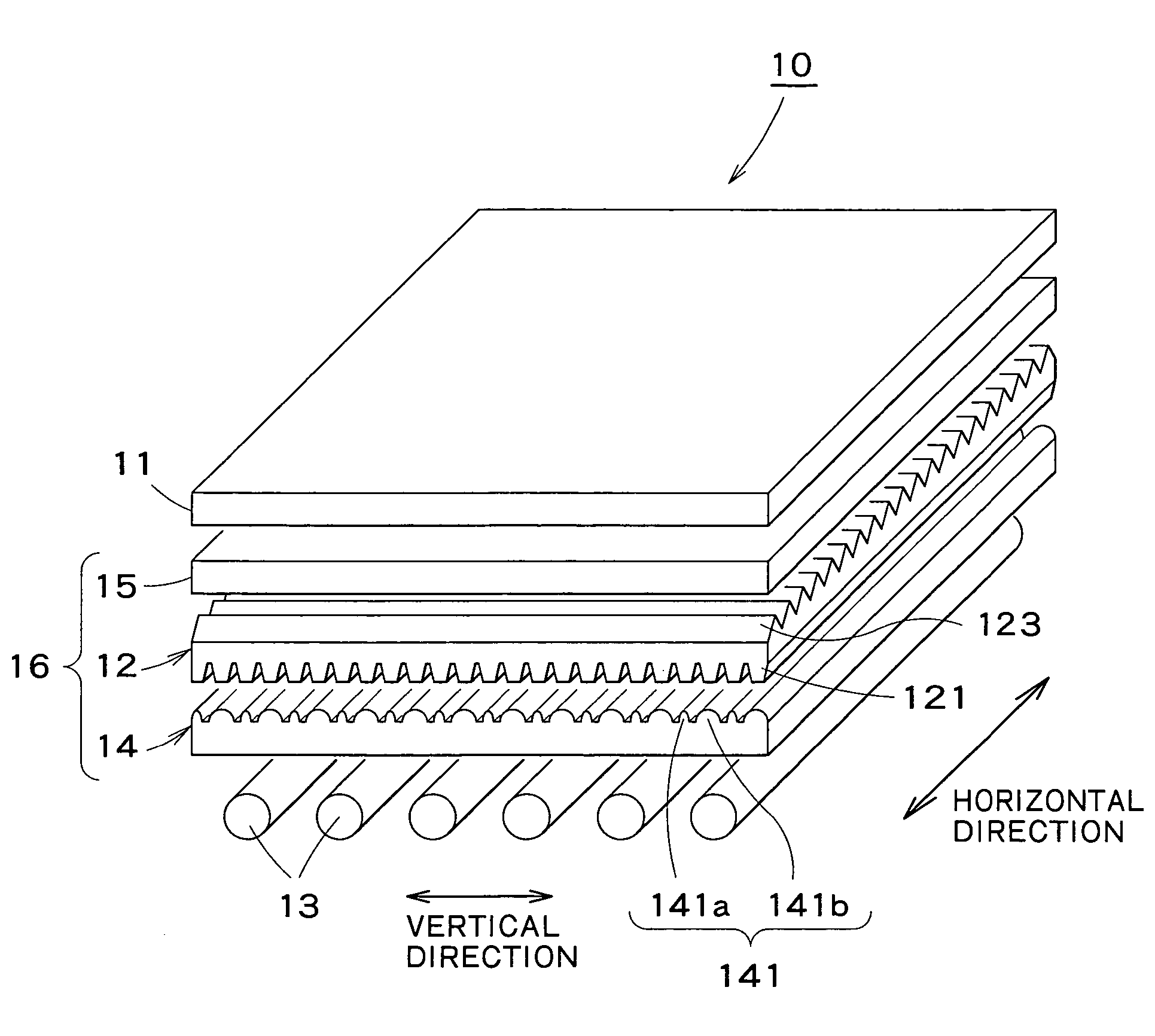 Diffusing sheet, surface light source device, and transmission type display