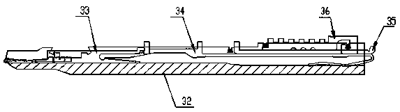 Knitting device and method of computerized flat knitting machine