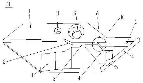 Knitting device and method of computerized flat knitting machine