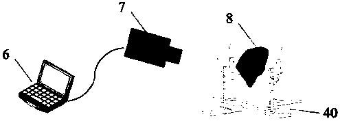 Three-dimensional shape-based particle analysis method and particle placement bracket