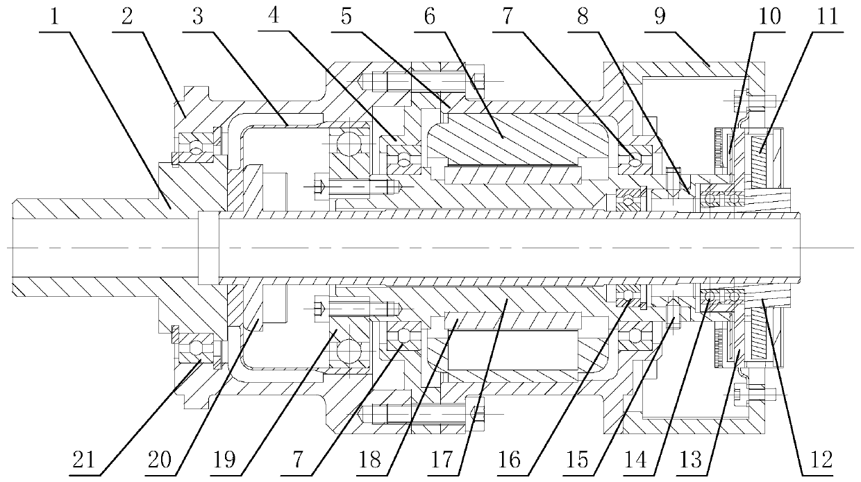 Modular robot joint integrating driving and detecting functions