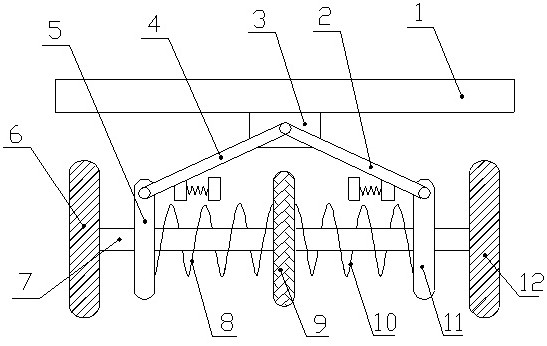 Anti-rolling device for automobile