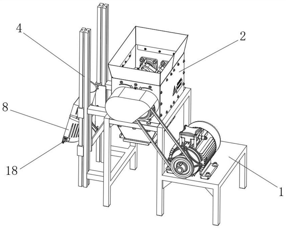 Rice hull separation device for rice processing and rice fine processing system