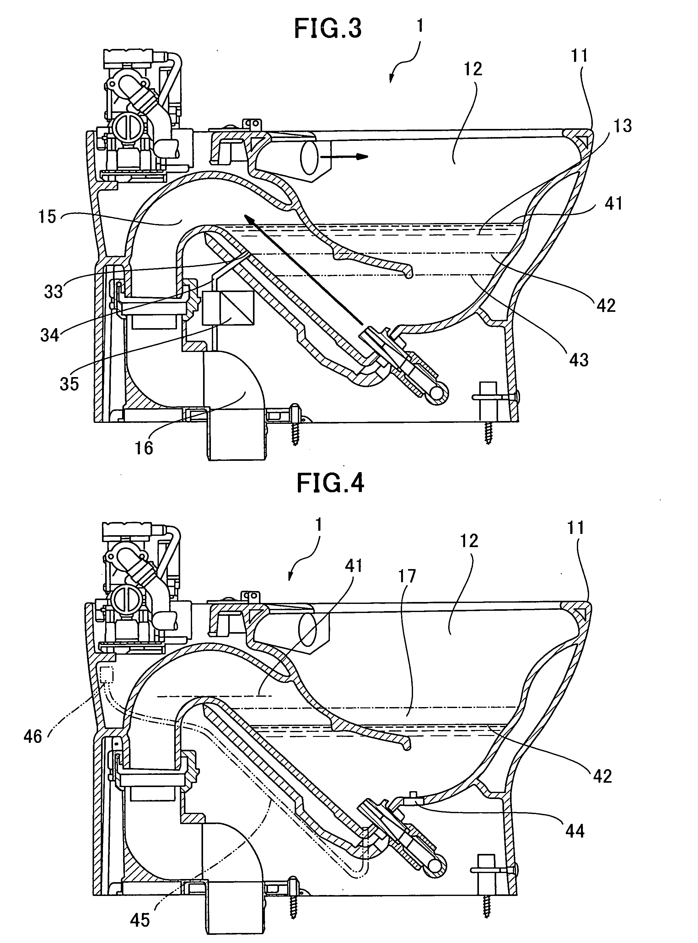 Flush toilet unit