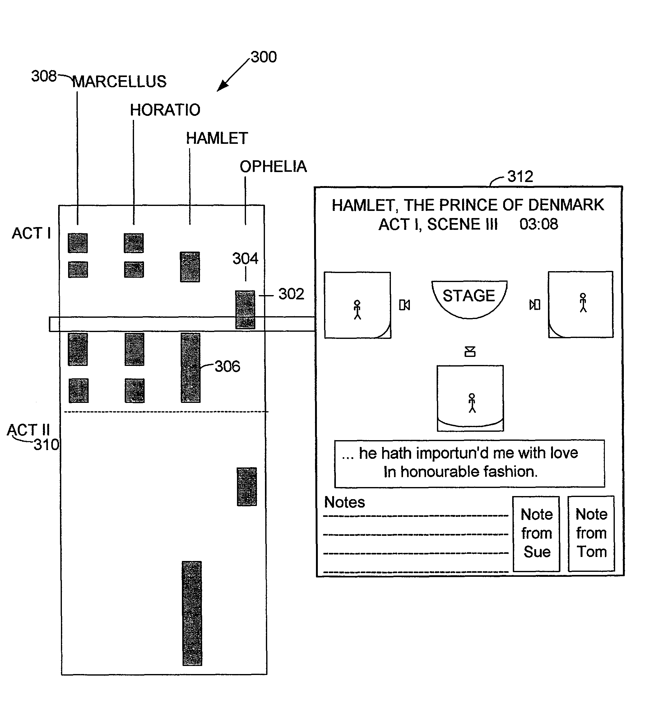 System and method for visualizing and navigating dynamic content in a graphical user interface