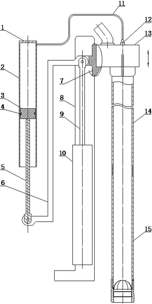 Seafloor sediment coring device applicable to seafloor drilling machine