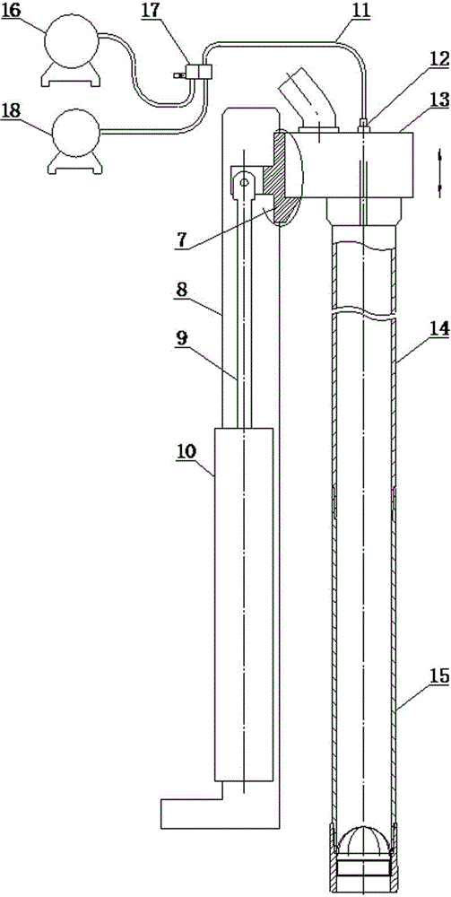 Seafloor sediment coring device applicable to seafloor drilling machine