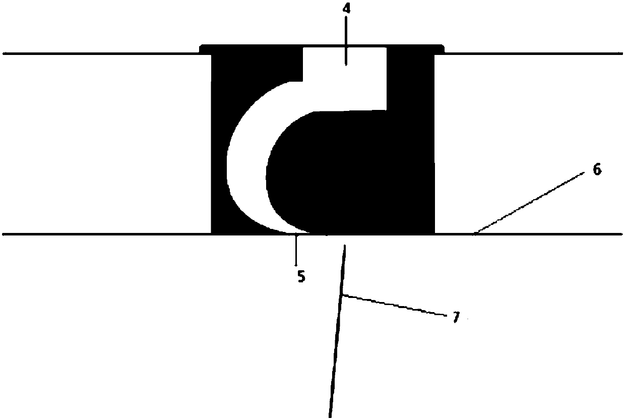 An axial flow compressor trailing edge circumferential air jet expansion device