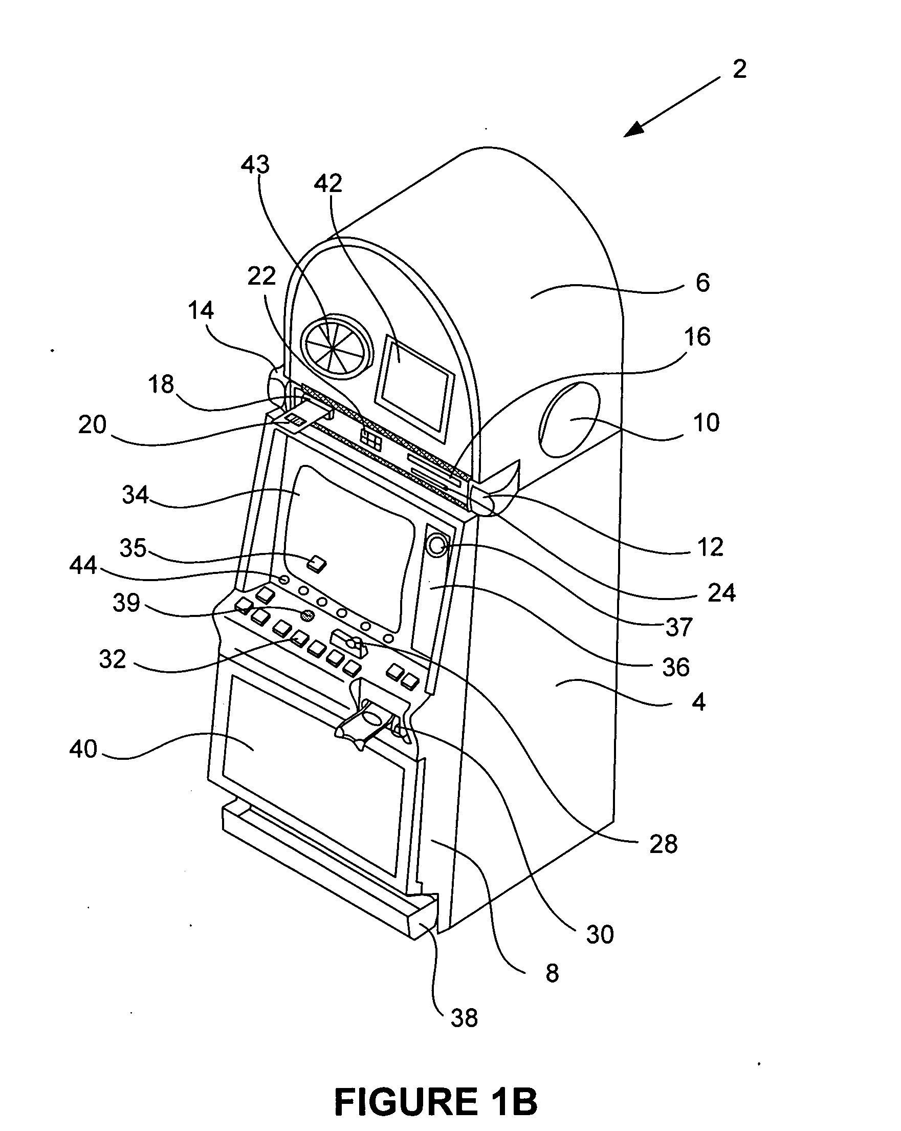 Virtual gaming peripherals for a gaming machine