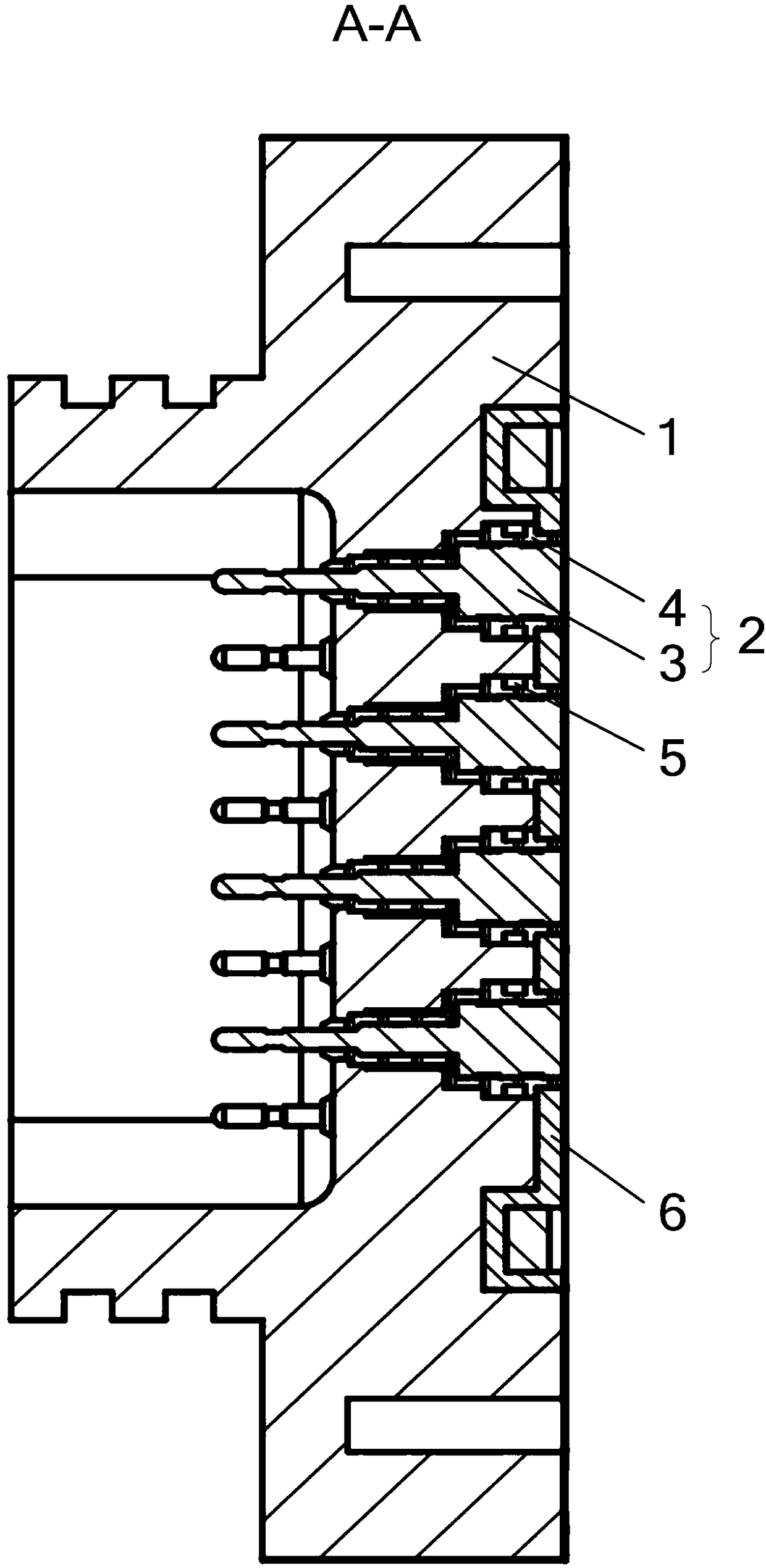 Electric imaging measurement probe