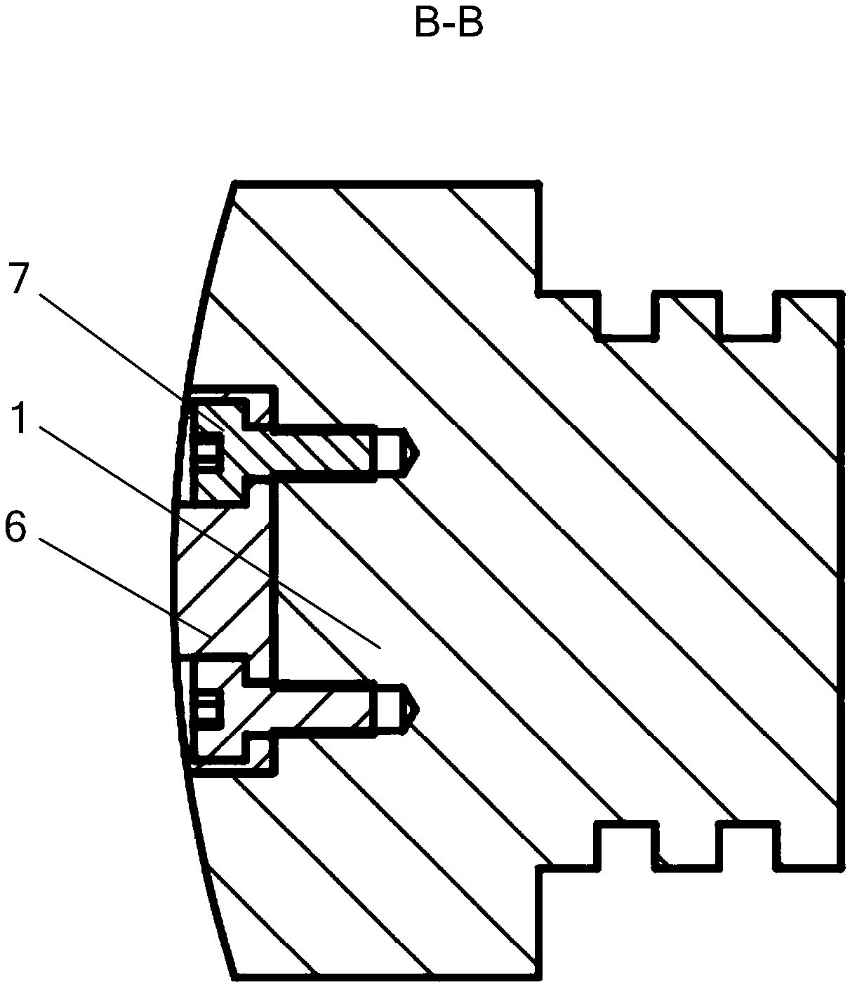 Electric imaging measurement probe