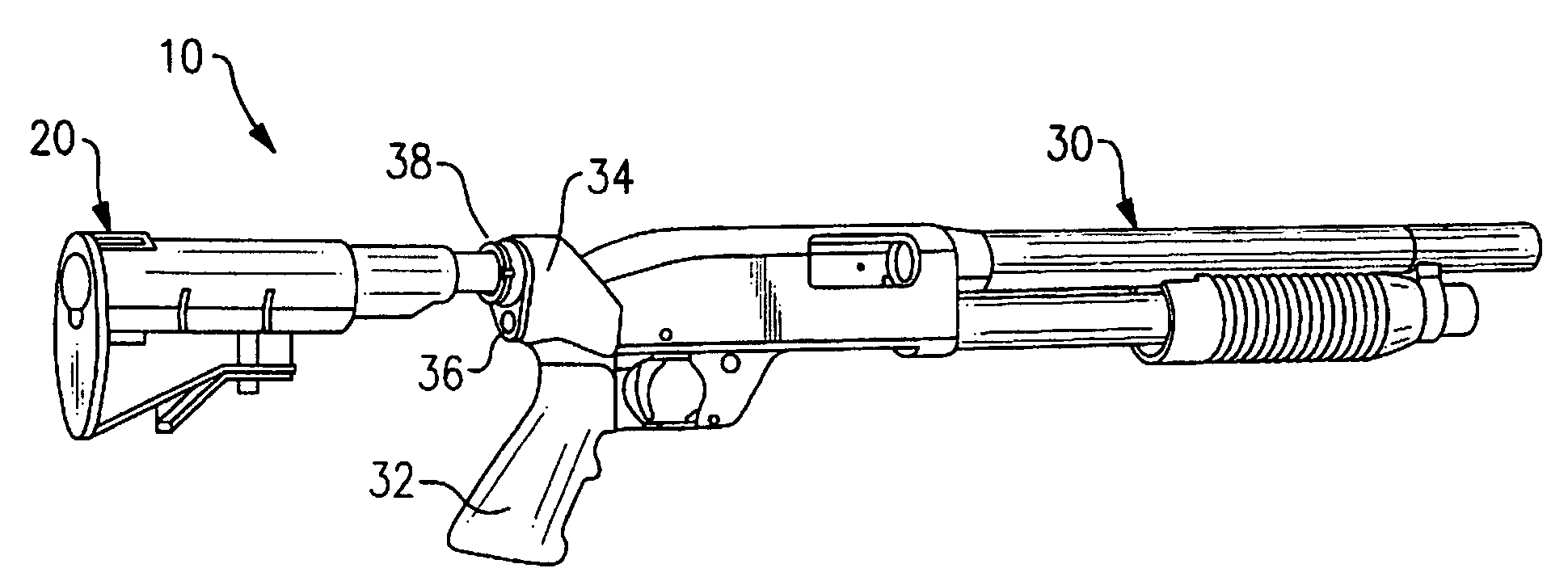 Hydraulic recoil buffer assembly