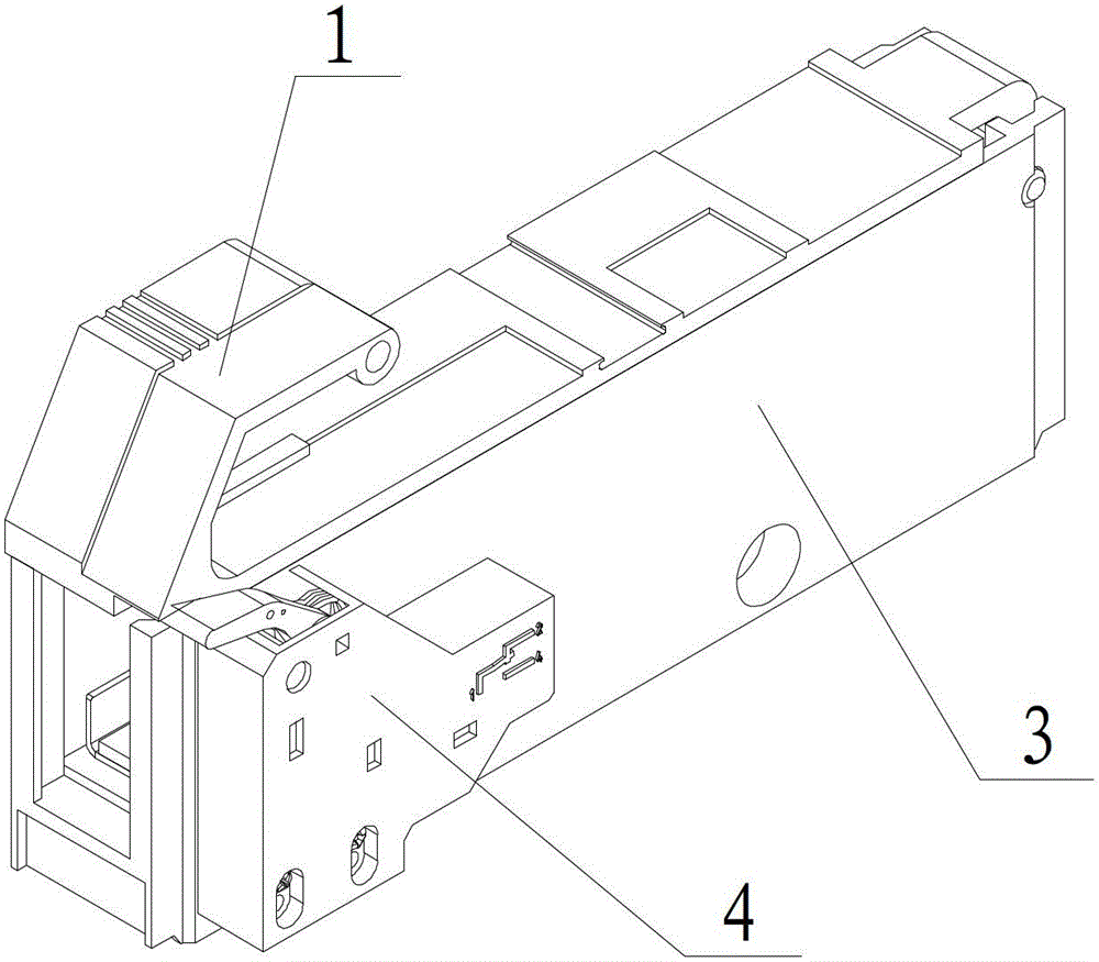 Fuse protector type disconnecting switch carried with signaling device in hanging mode