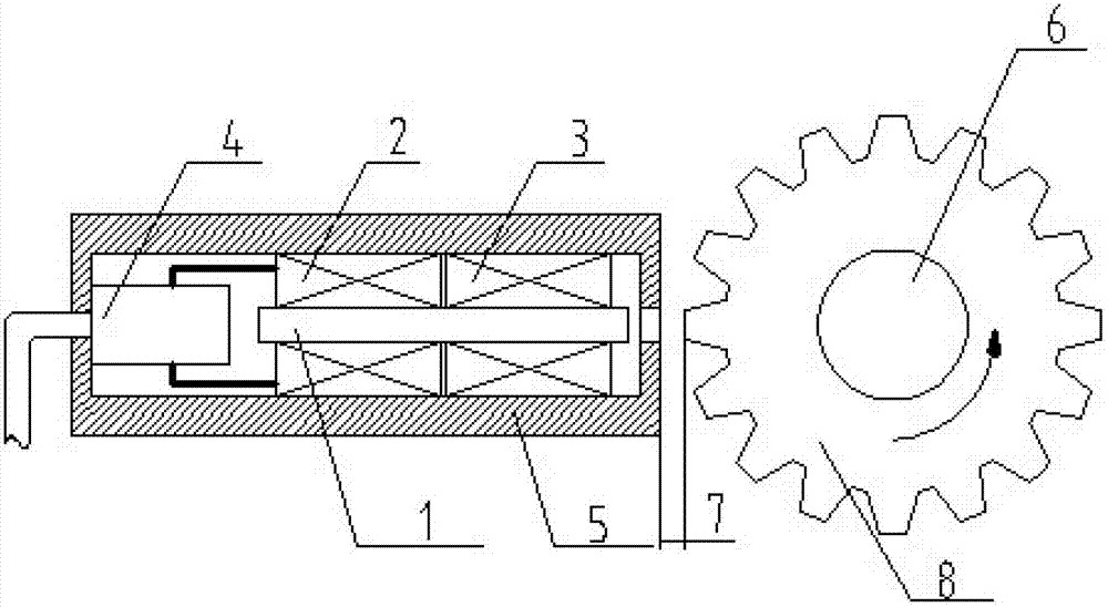 Hot-redundant magnetic-electric rotational-speed sensor