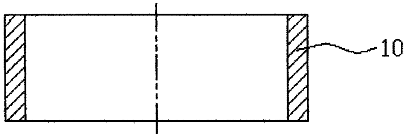 Method for thermally bulging aluminium alloy rectangular ring rolled piece