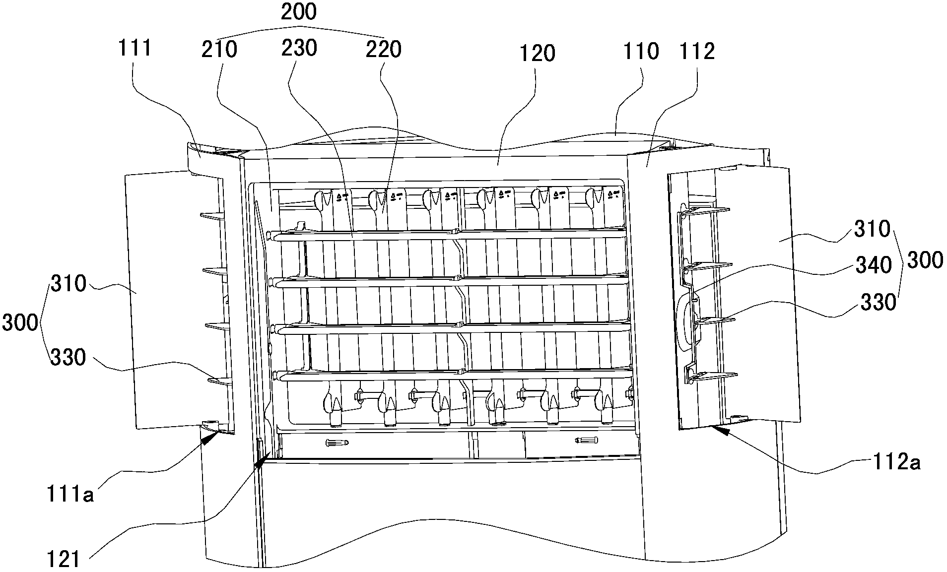 Vertical cabinet type air-conditioner