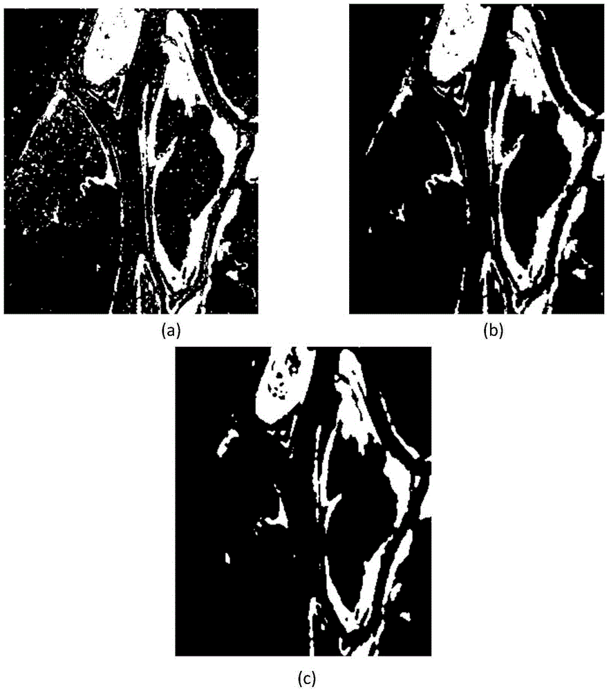 Improved bilateral filtering and clustered SAR based image change detection method