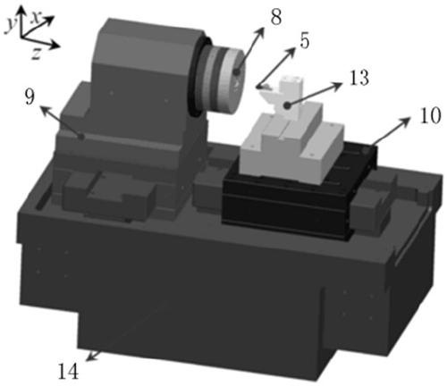 An ultra-precision machining method of titanium alloy based on ultrasonic elliptical vibration cutting technology