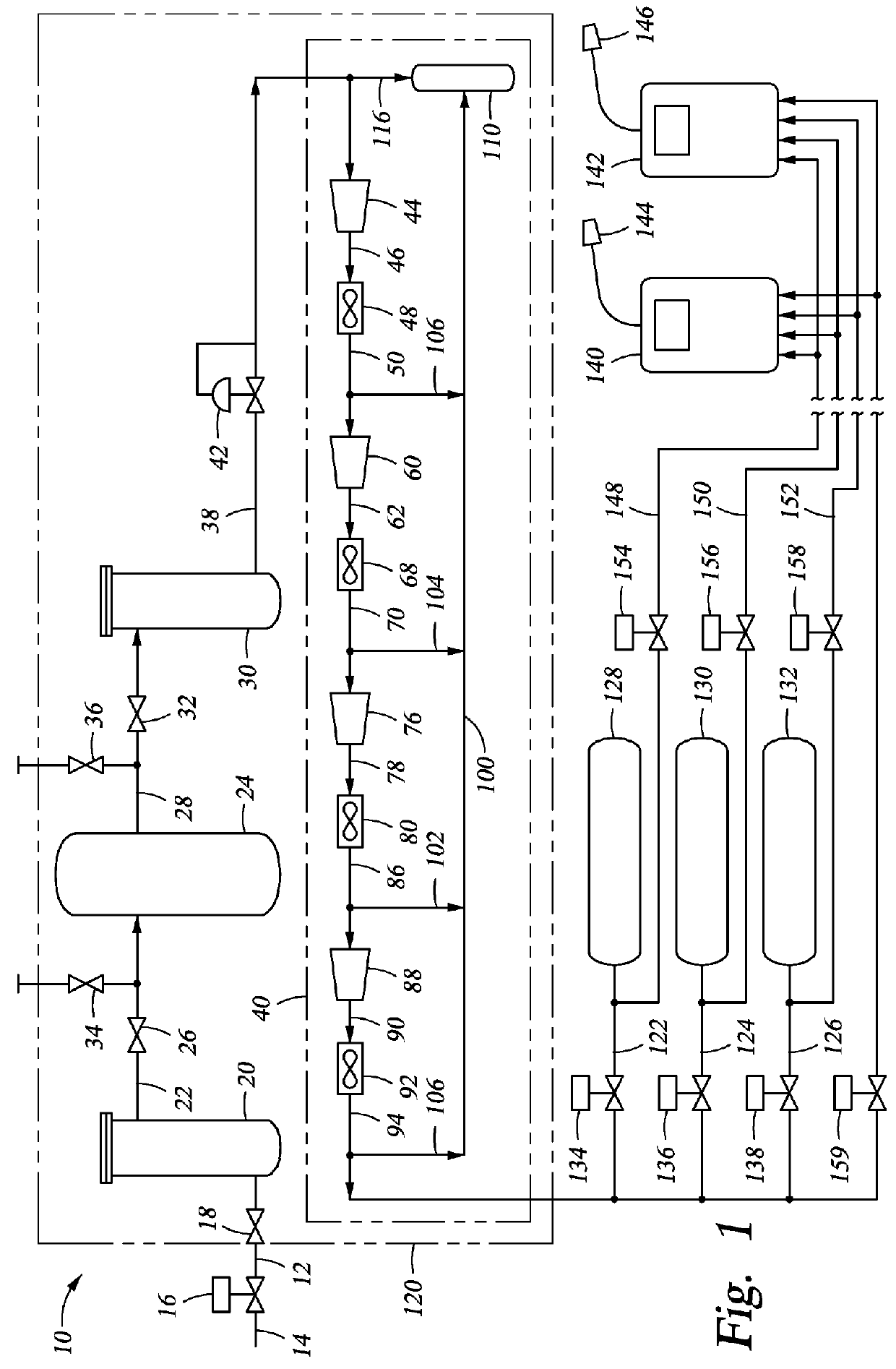 Modular compressed natural gas system