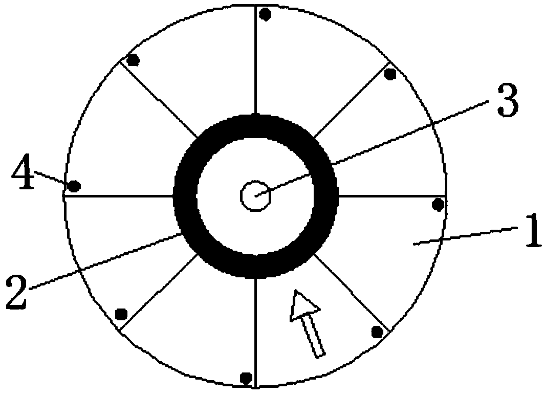 Surrounding type wireless charging parking lot