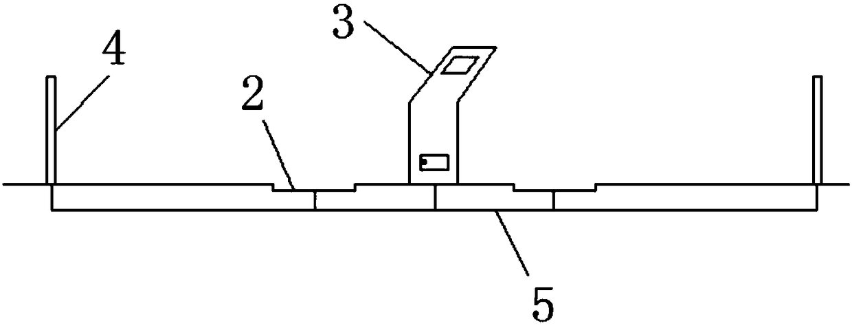 Surrounding type wireless charging parking lot