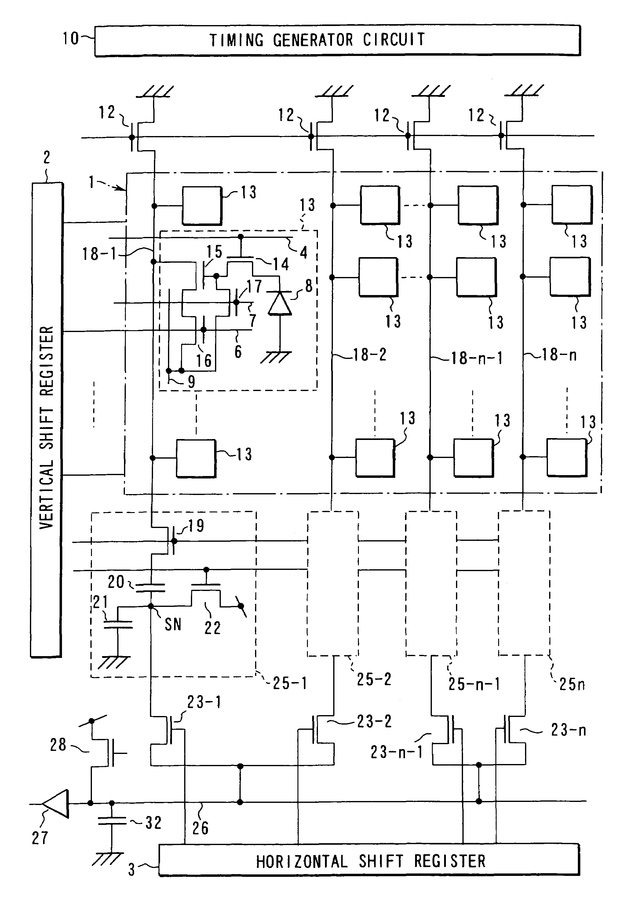 High-speed solid-state imaging device capable of suppressing image noise