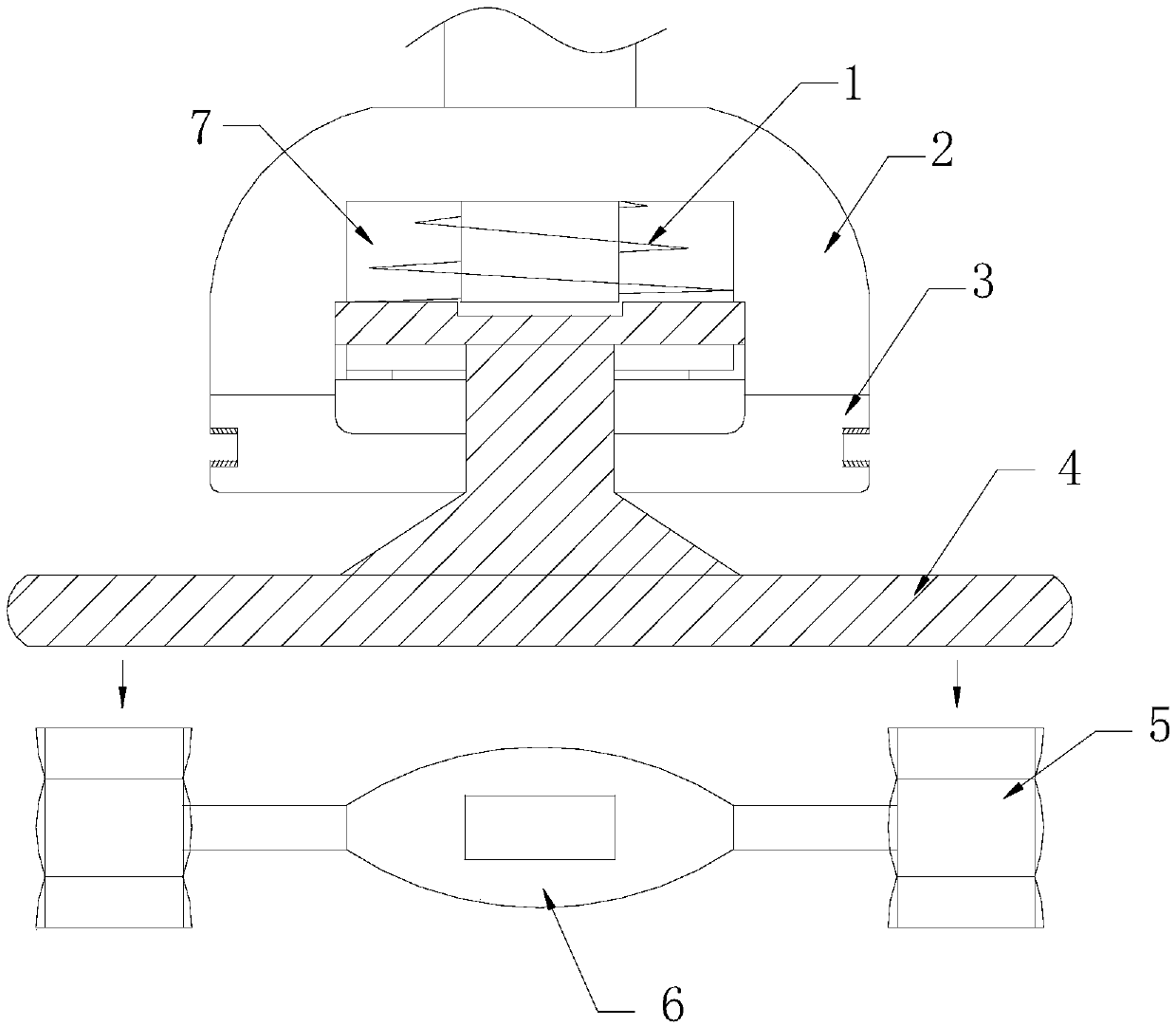 Rollover immediate-stop mechanism for pet companion robot