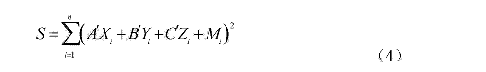 Three-dimensional measurement method for tunnel rock formation attitude