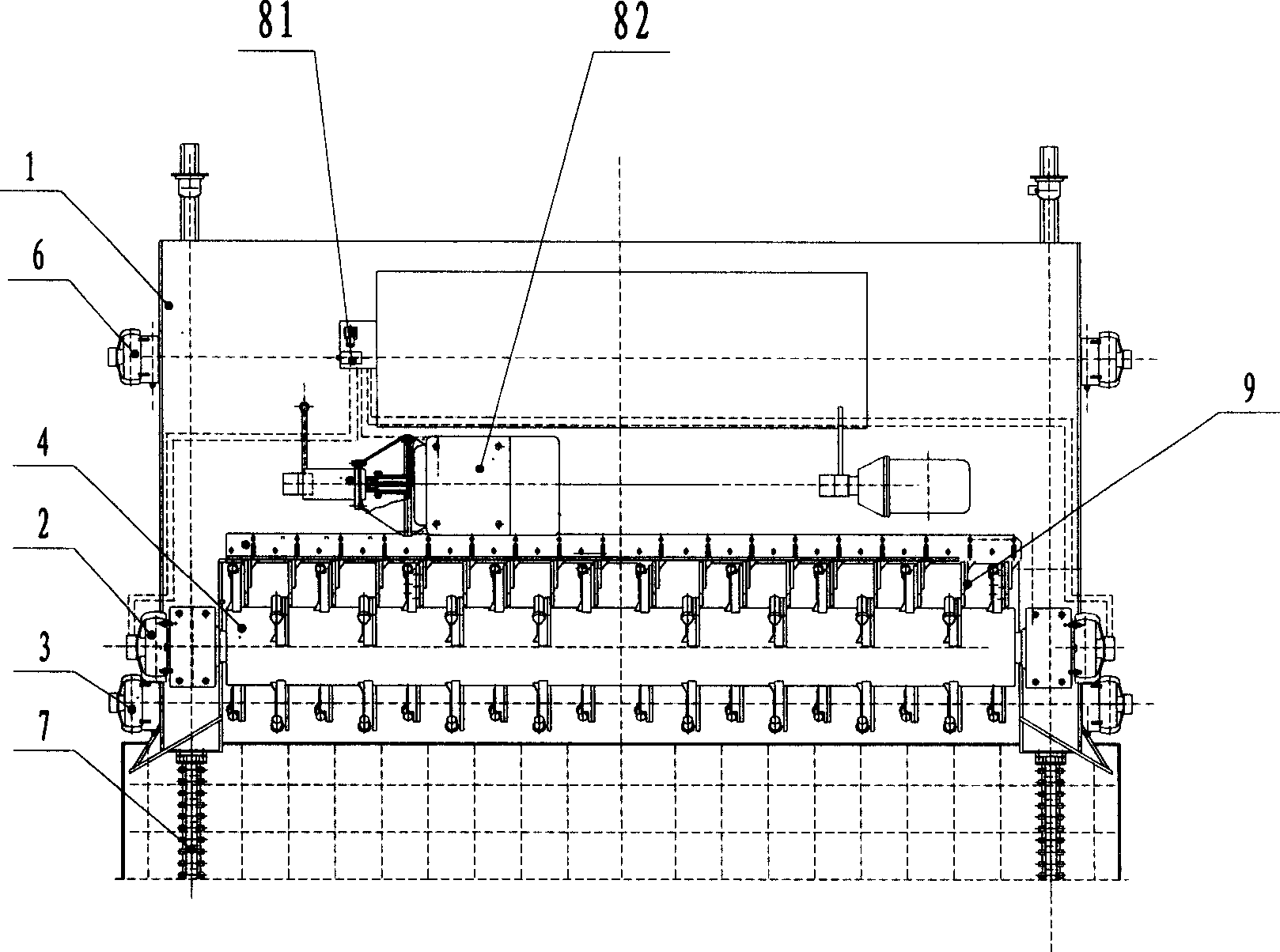 Completely hydraulically driven breaking dredger