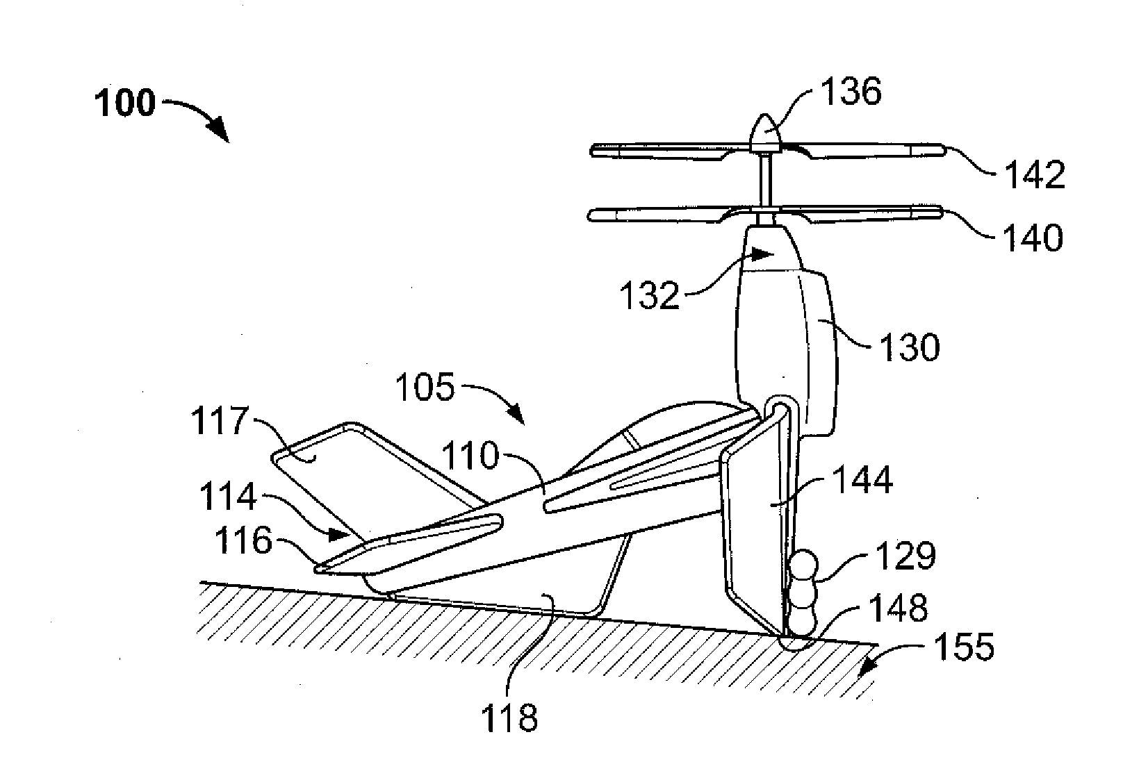 Vertical take off plane