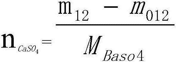 Method for detecting content of gypsum particles in smoke of desulphuration outlet